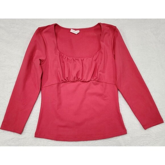 Athleta Shanti Scoop Top Coral Pink Small - Picture 4 of 8